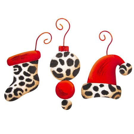 Round Top Collection- Medium Hanging Leopard Ornaments – The Silver  Strawberry