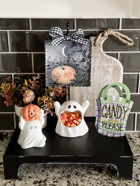 Mini Scary Pumpkin Patch Print by The Round Top Collection